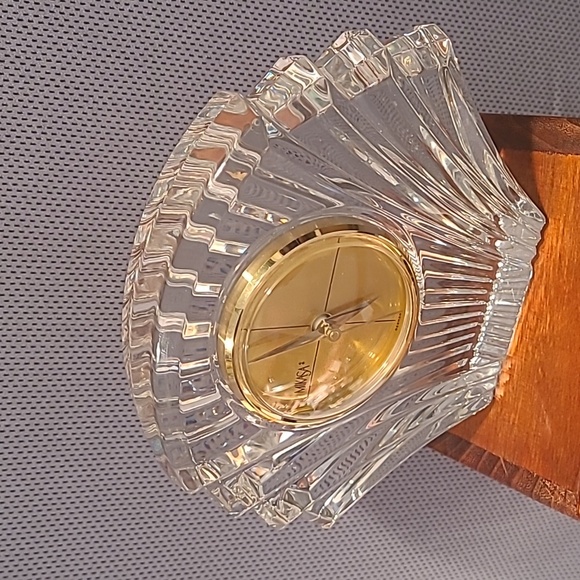 Mikasa Crystal Shell Clock Germany - Picture 2 of 11